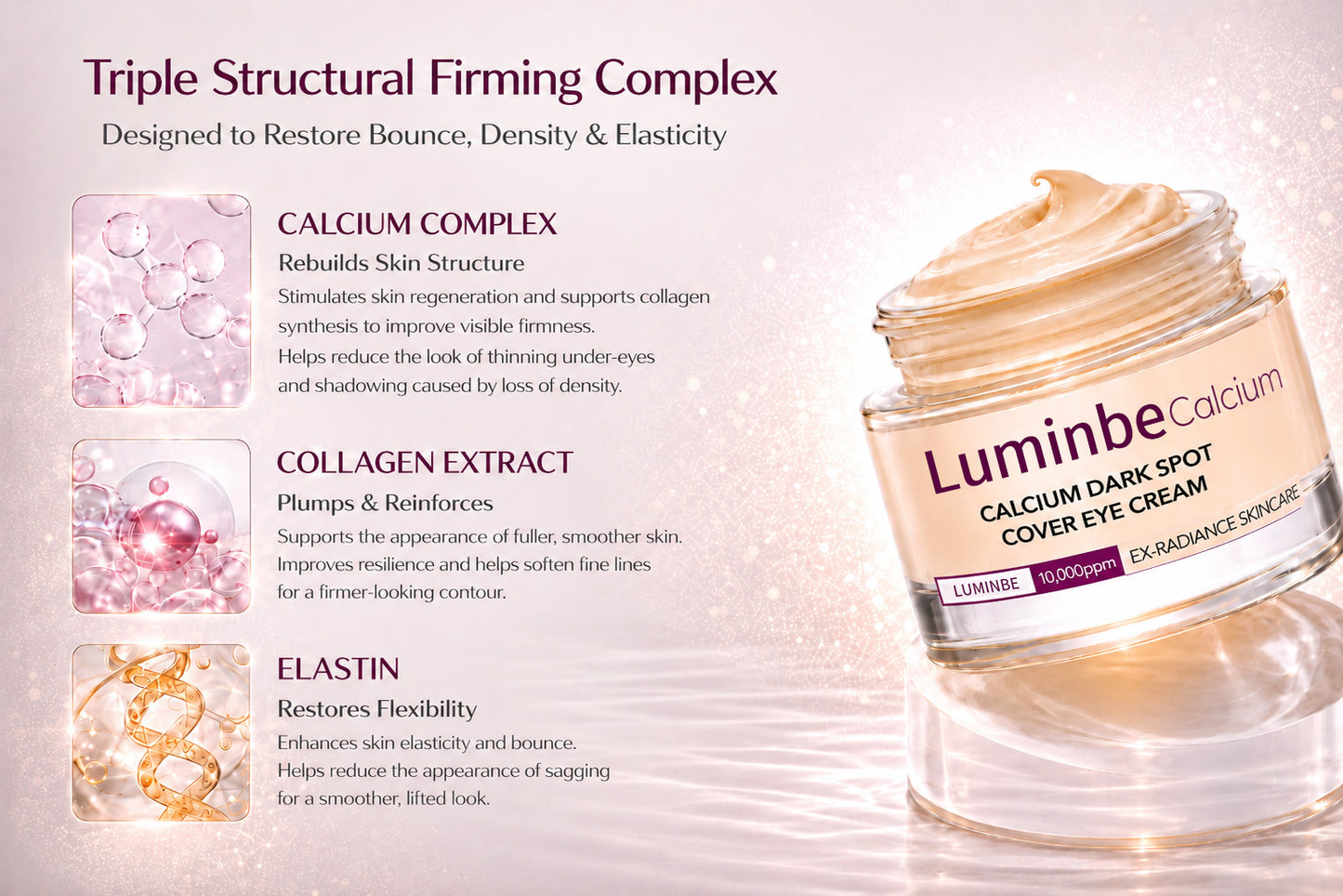🔥LAST DAY 50% OFF!!Luminbe Korean Calcium Dark Spot Eye Cream