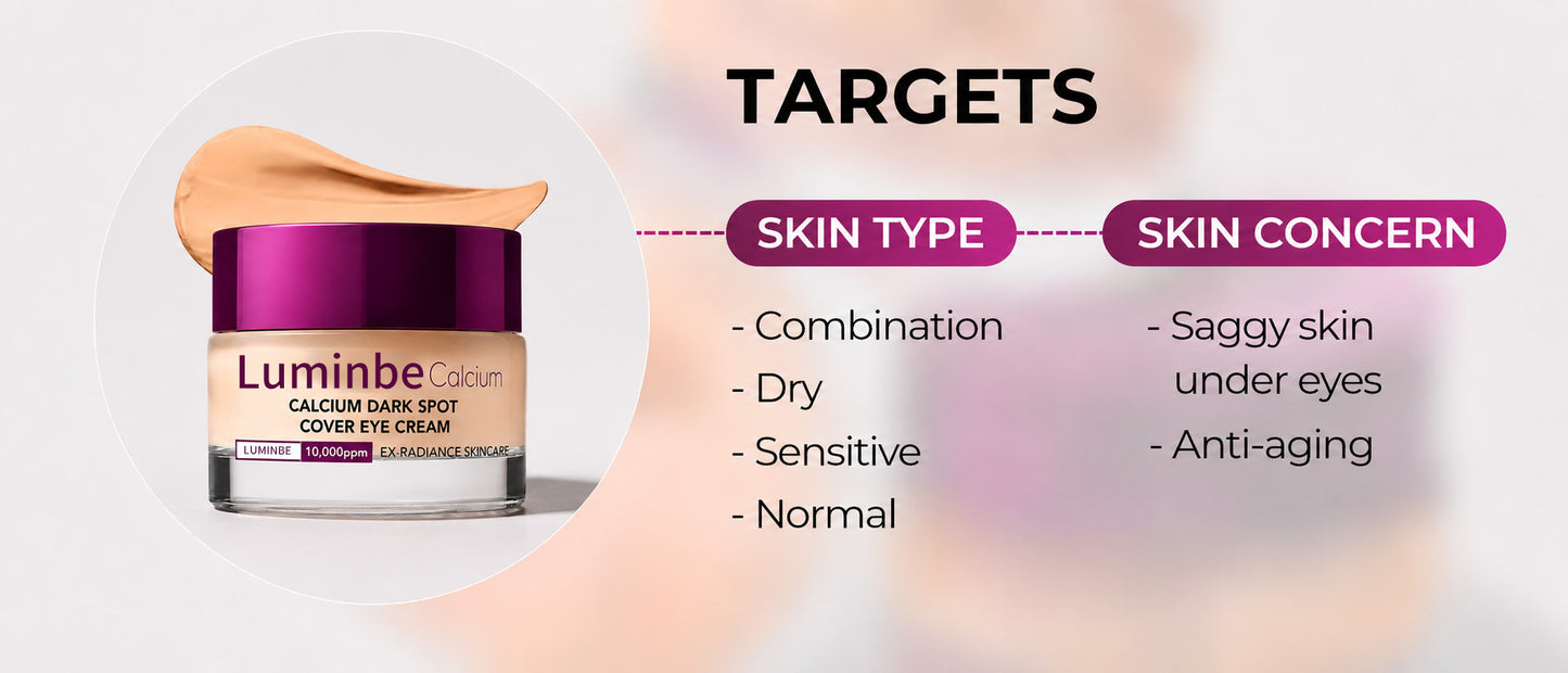 🔥LAST DAY 50% OFF!!Luminbe Korean Calcium Dark Spot Eye Cream